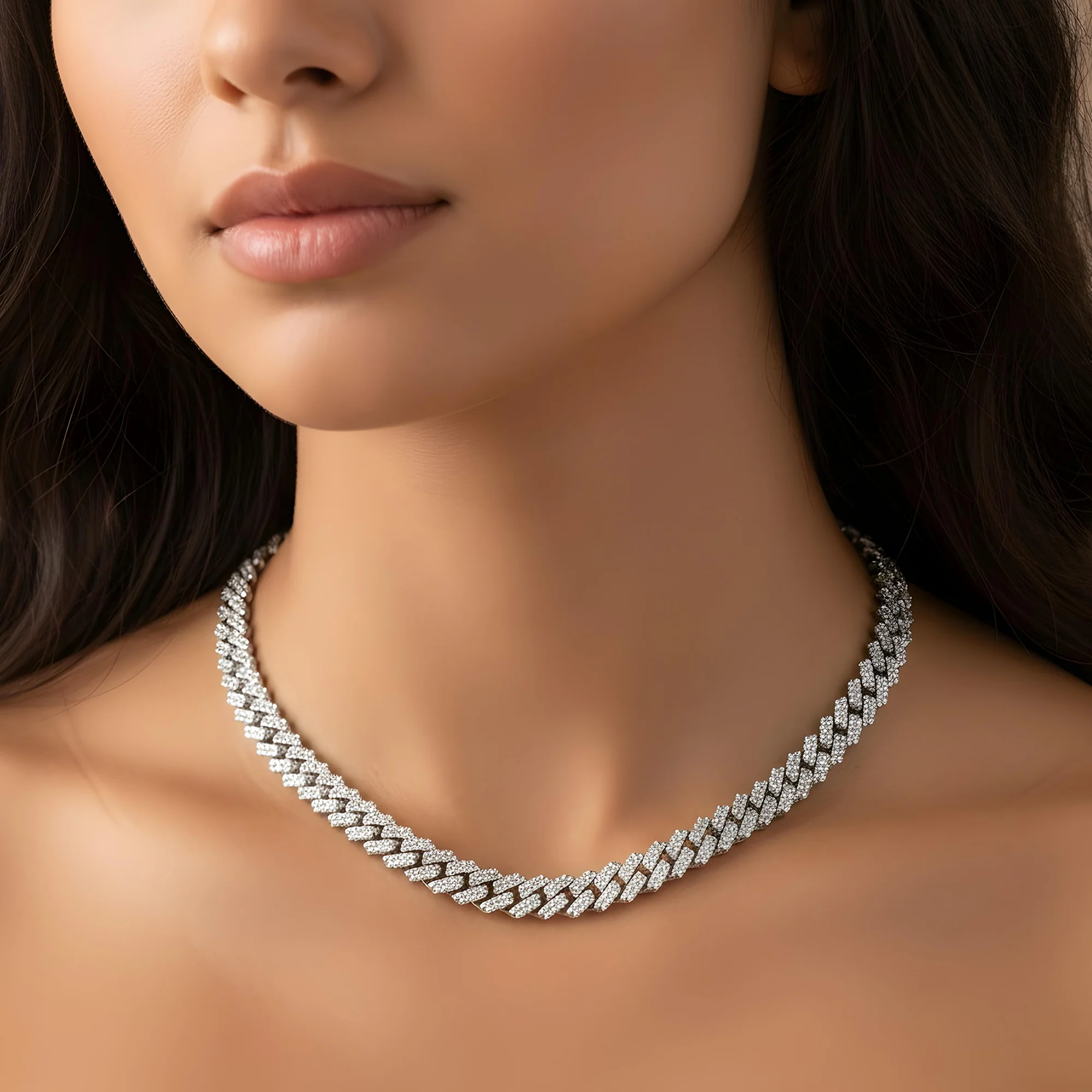 14K Rose Gold 11mm Diamond Cuban Link Chain 16-22" - Image 5