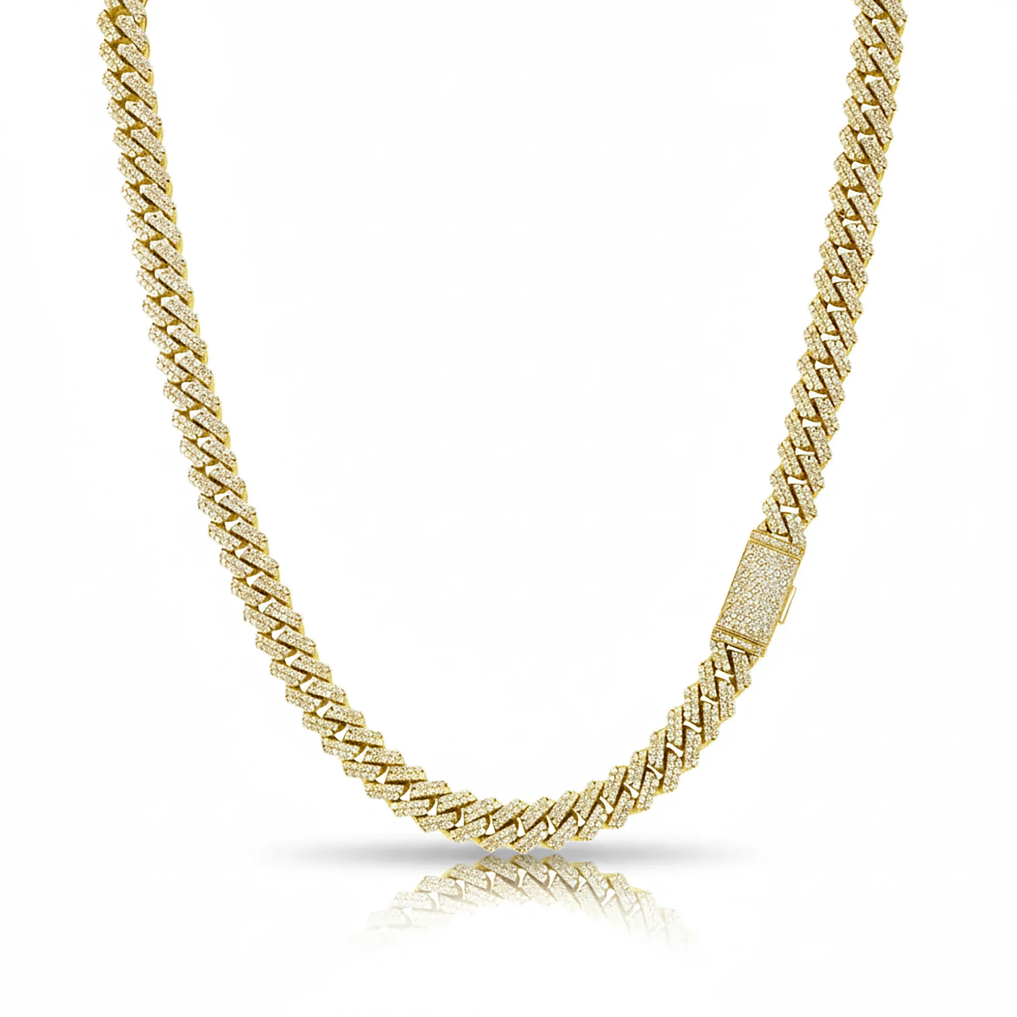 14K Rose Gold 11mm Diamond Cuban Link Chain 16-22" - Image 7