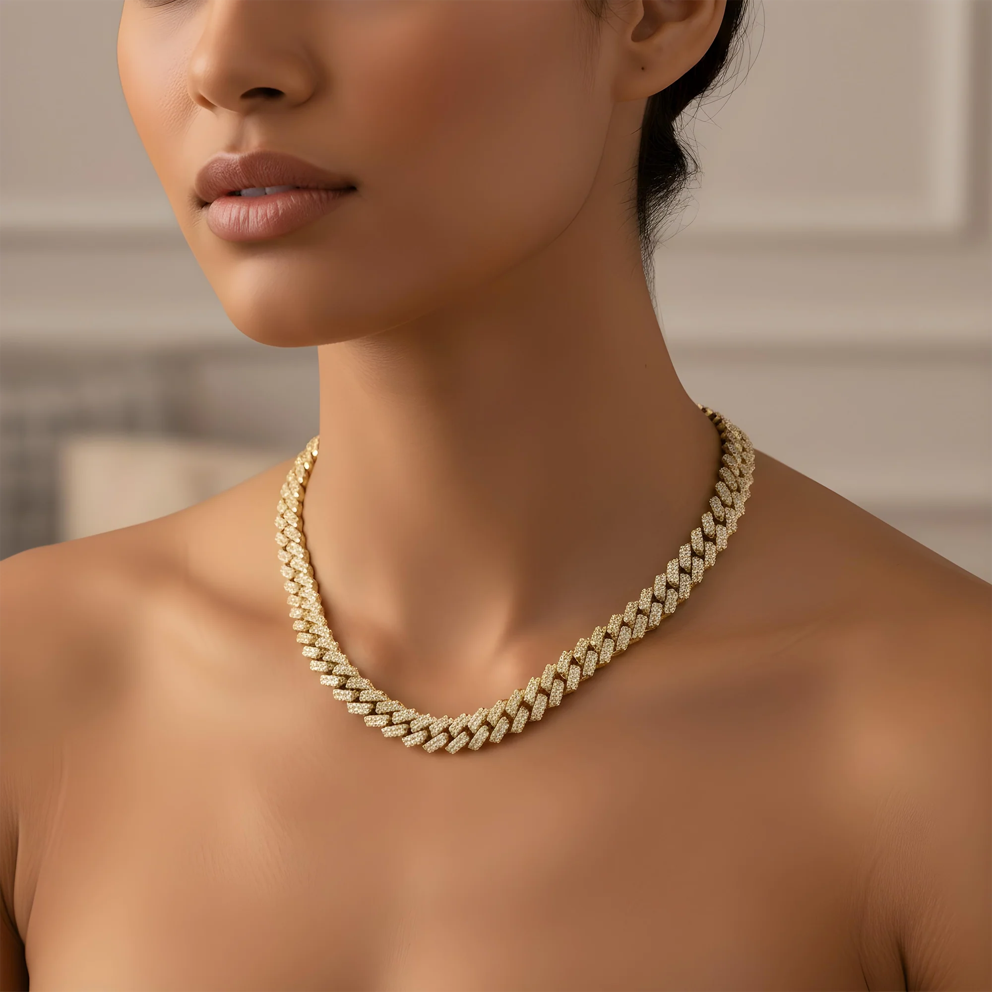 14K Rose Gold 11mm Diamond Cuban Link Chain 16-22" - Image 8
