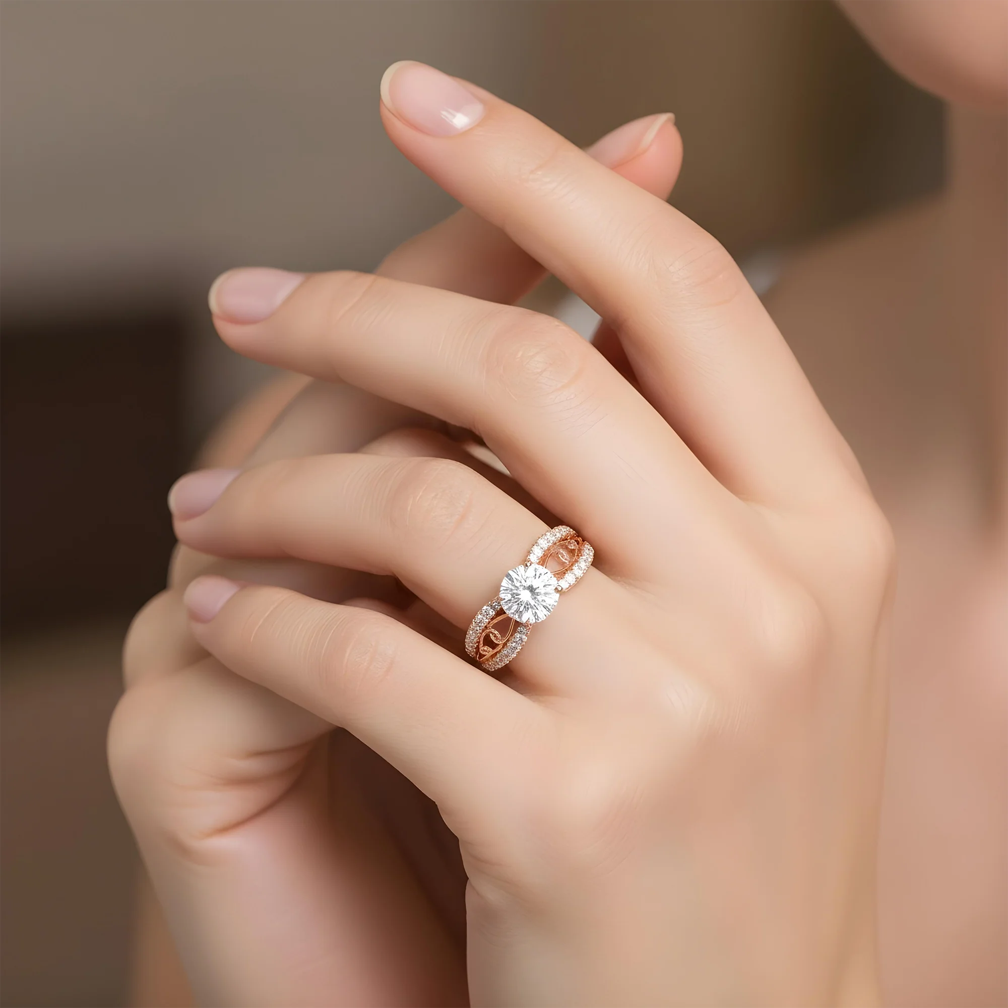 14K White Gold 1.60ct Round Diamond Engagement Ring 2.34ctw - Image 9