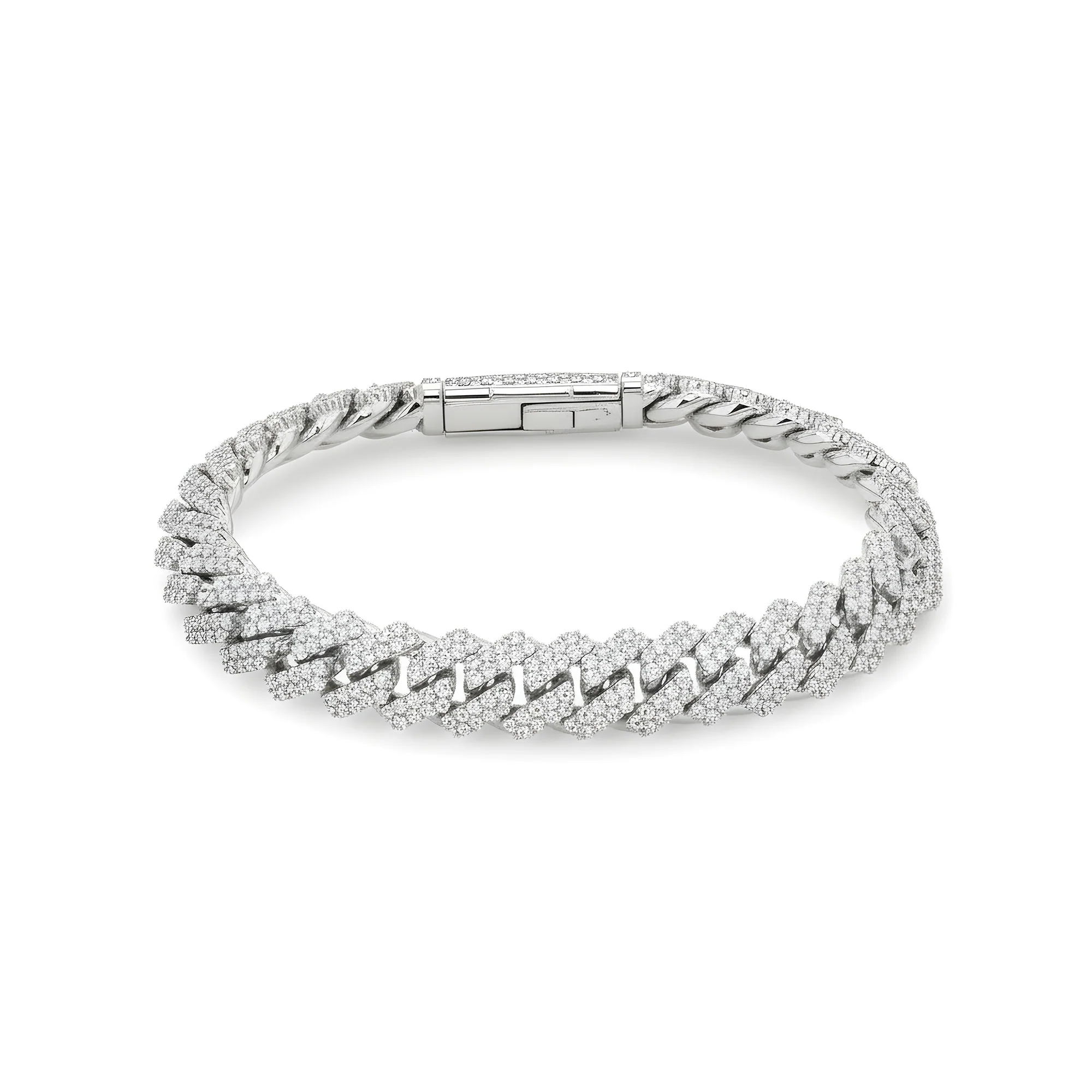 14K Yellow Gold 11mm Round Diamond Cuban Link Bracelet 9.0ct - Image 5