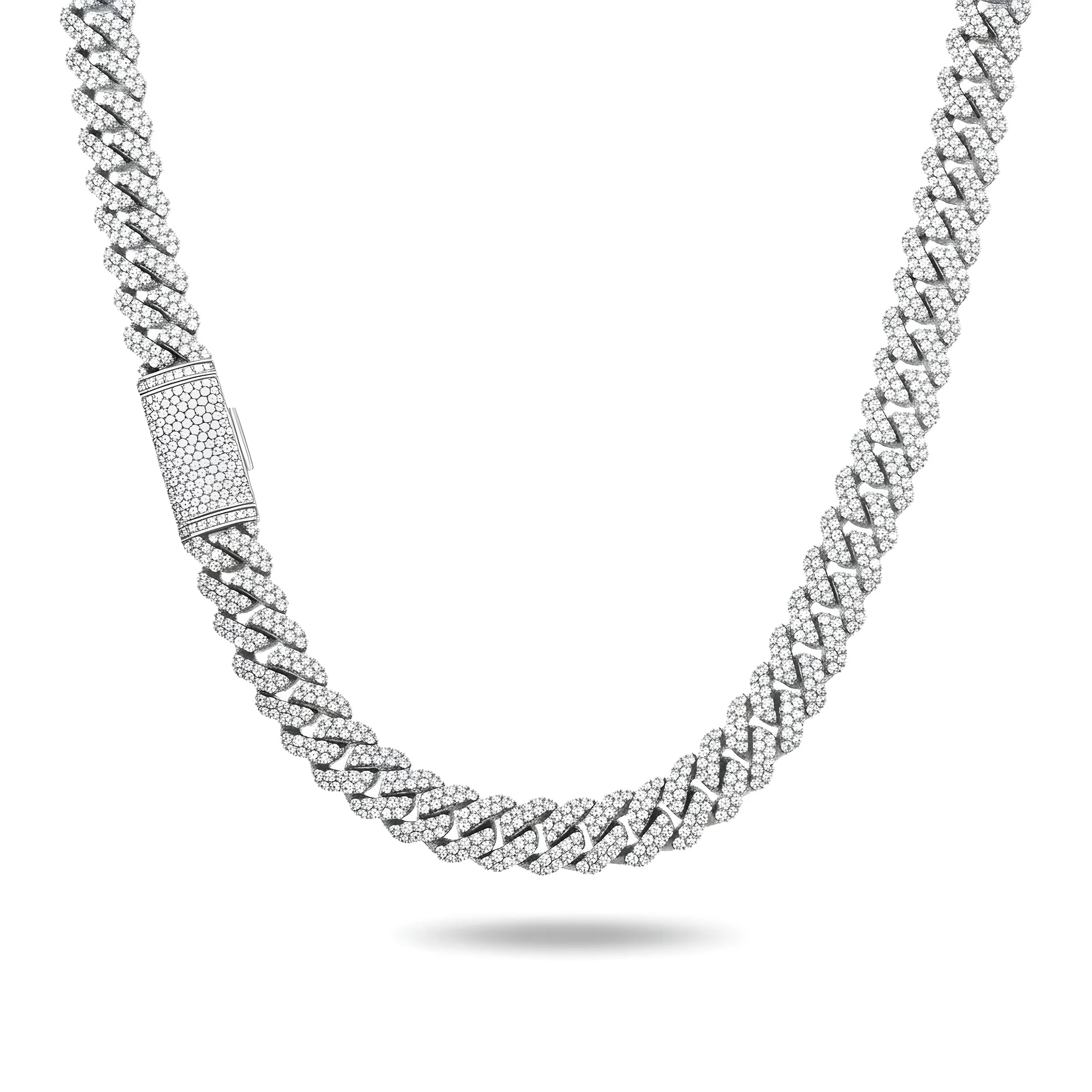 14K Yellow Gold Round Diamond Cuban Link Chain 22.0ct - Image 4