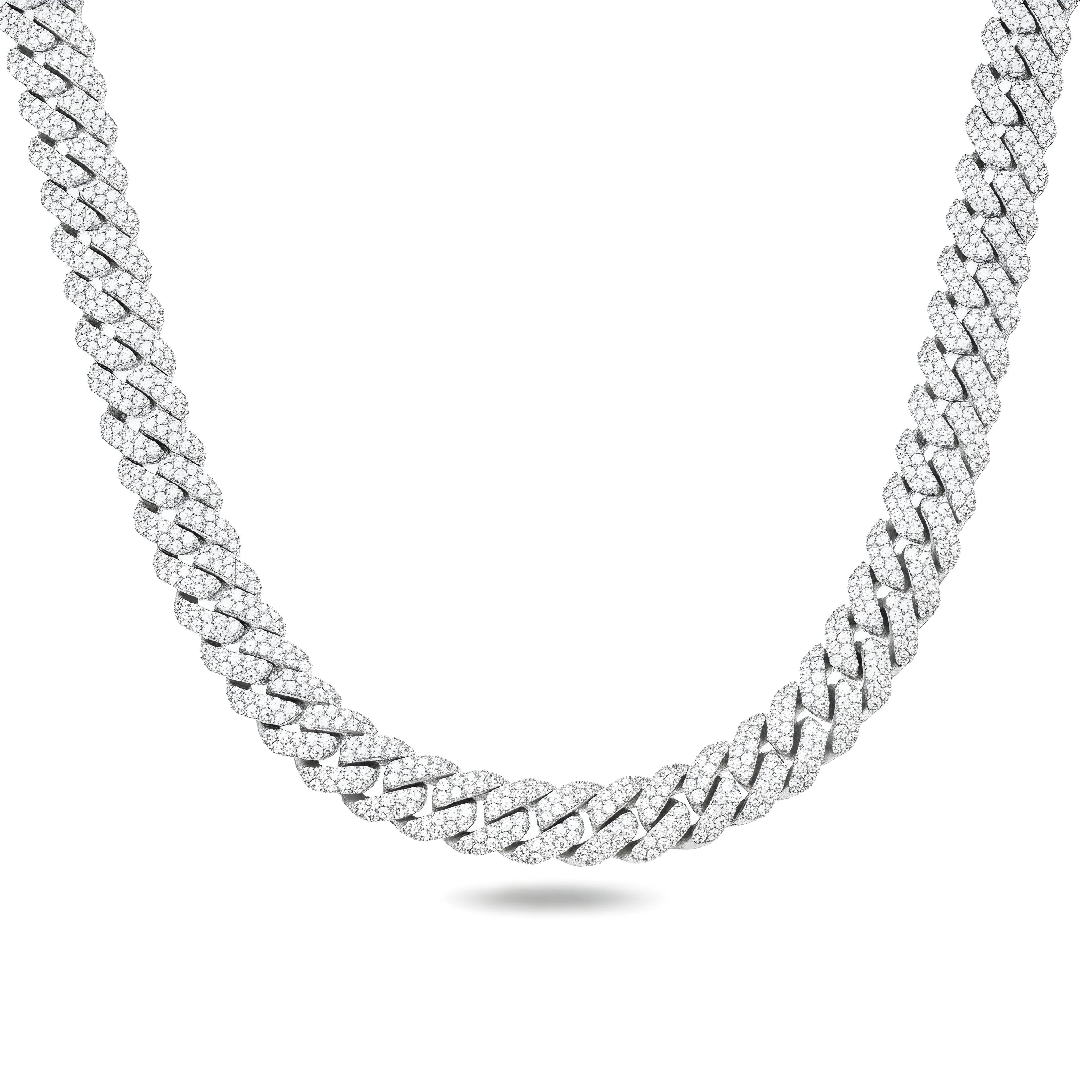 14K Yellow Gold Round Diamond Cuban Link Chain 34.0ct - Image 5