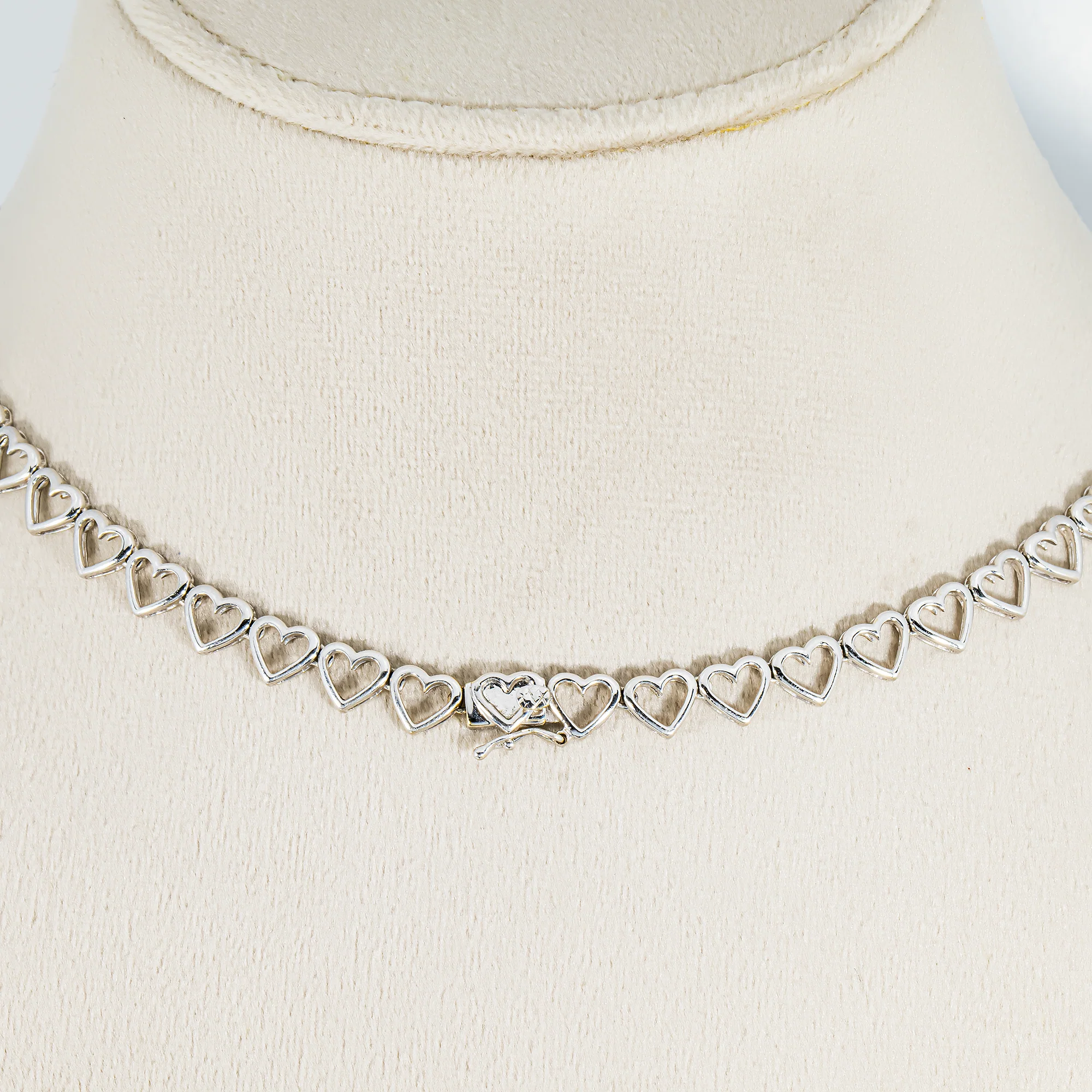 18K White Gold Multi Cut Diamond Drop Necklace 21.96ct - Image 3