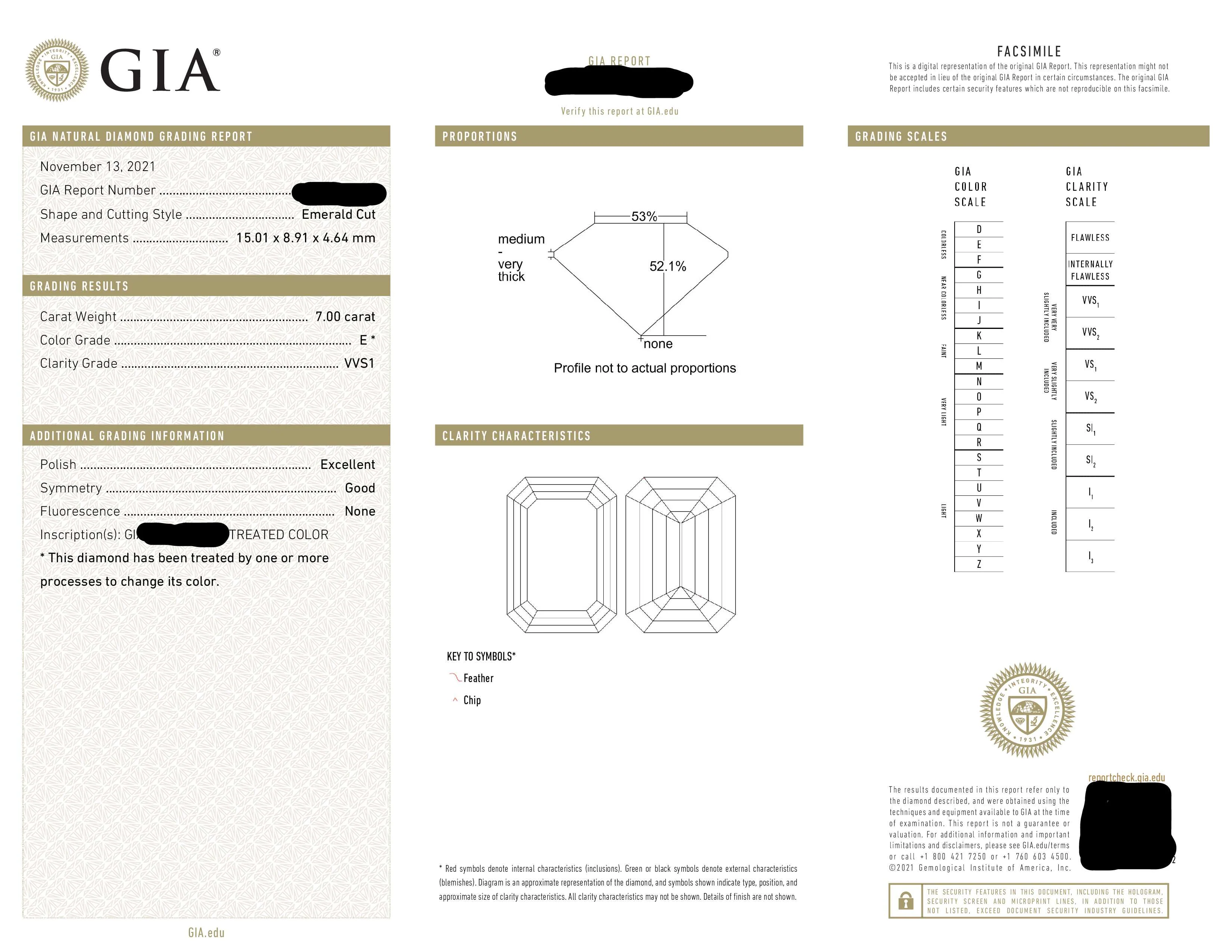 GIA 18K White Gold 3.40ct Oval Cut Triple Diamond Engagement Ring - Image 3