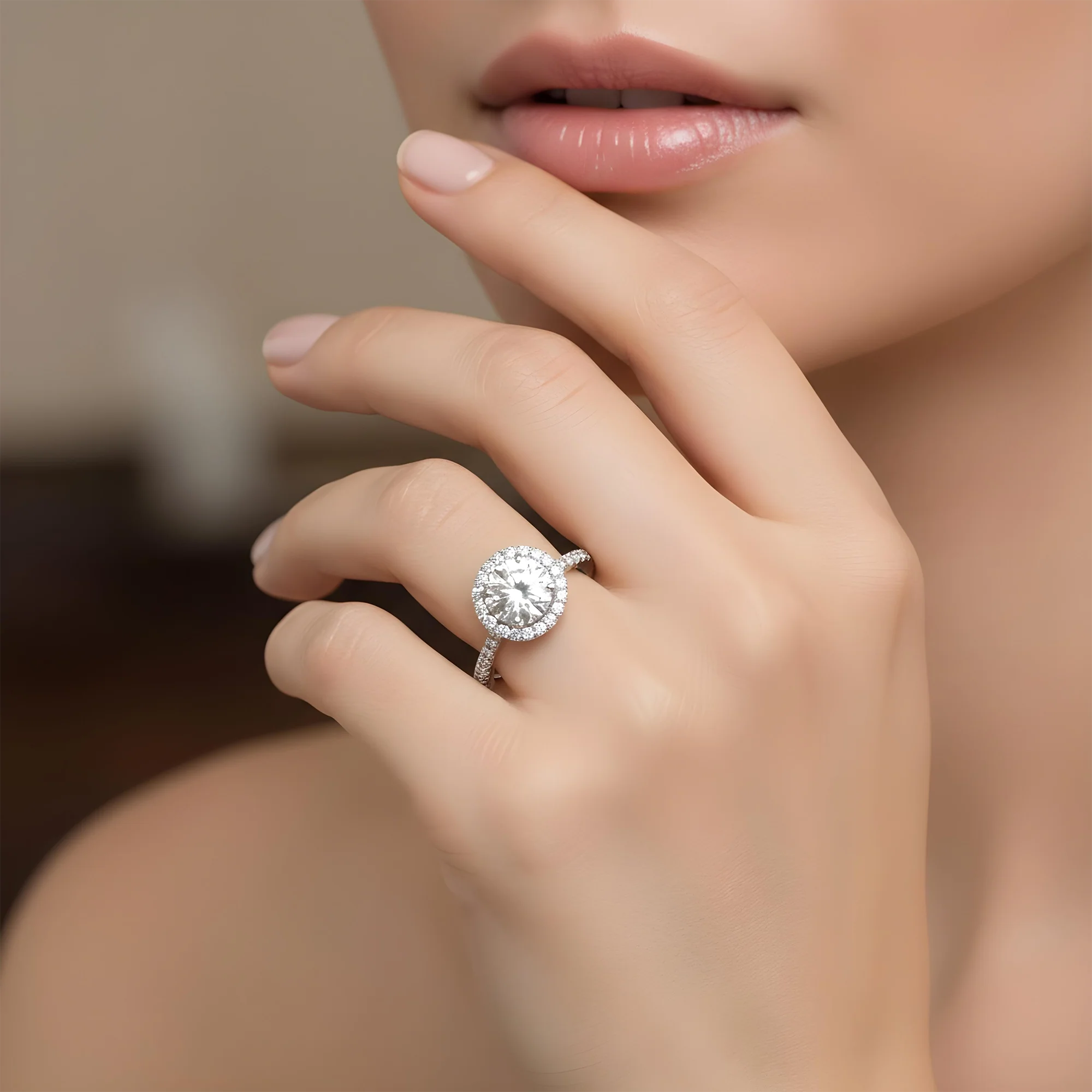18K Yellow Gold 2.03ct Round Diamond Engagement Ring 2.83ctw - Image 7