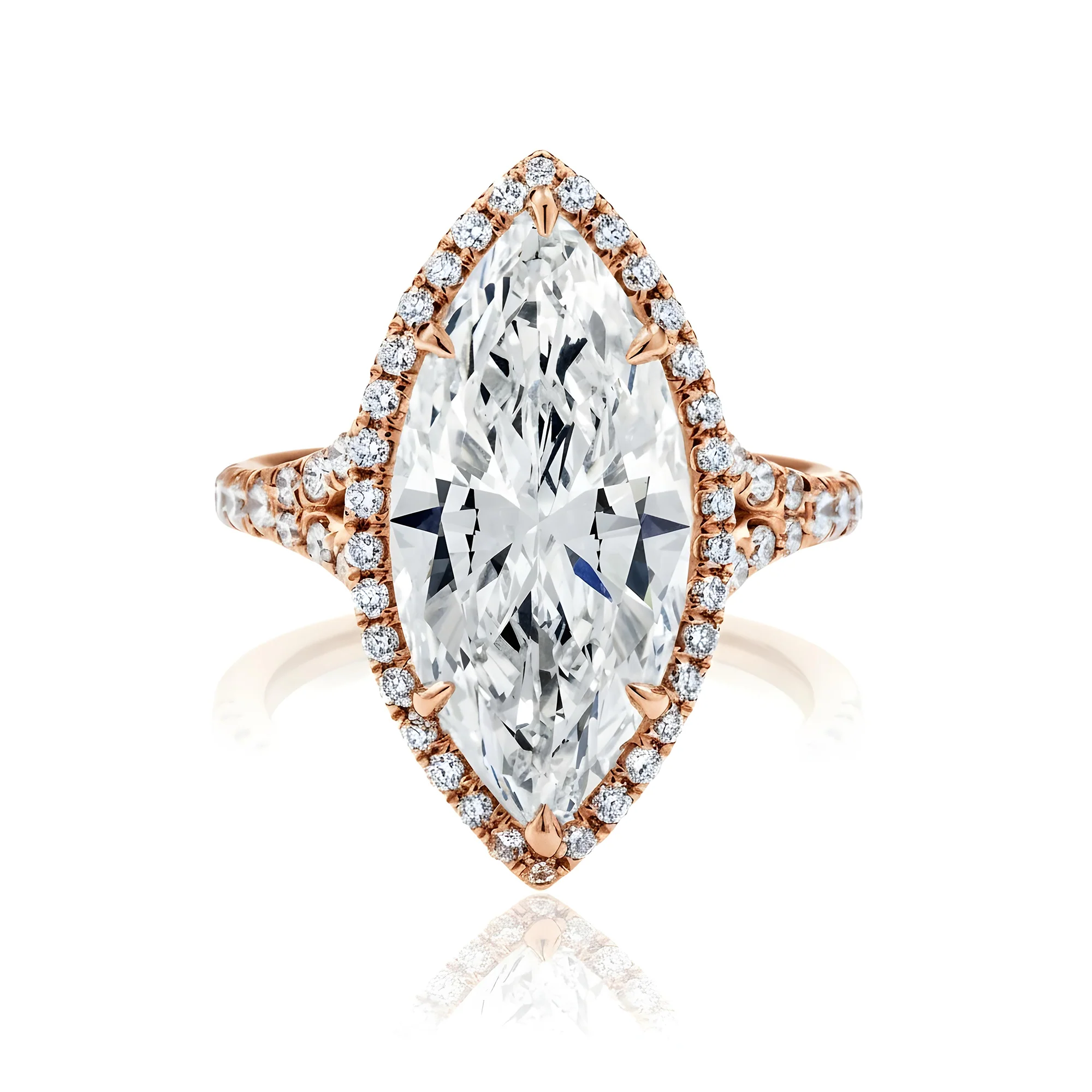 GIA Platinum 5.05ct IF marquise Cut Diamond Engagement Ring 6.05ctw - Image 10