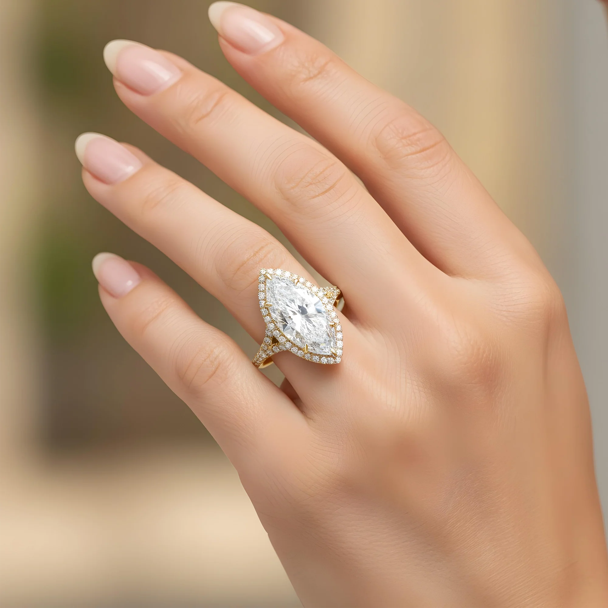 GIA Platinum 5.05ct IF marquise Cut Diamond Engagement Ring 6.05ctw - Image 9