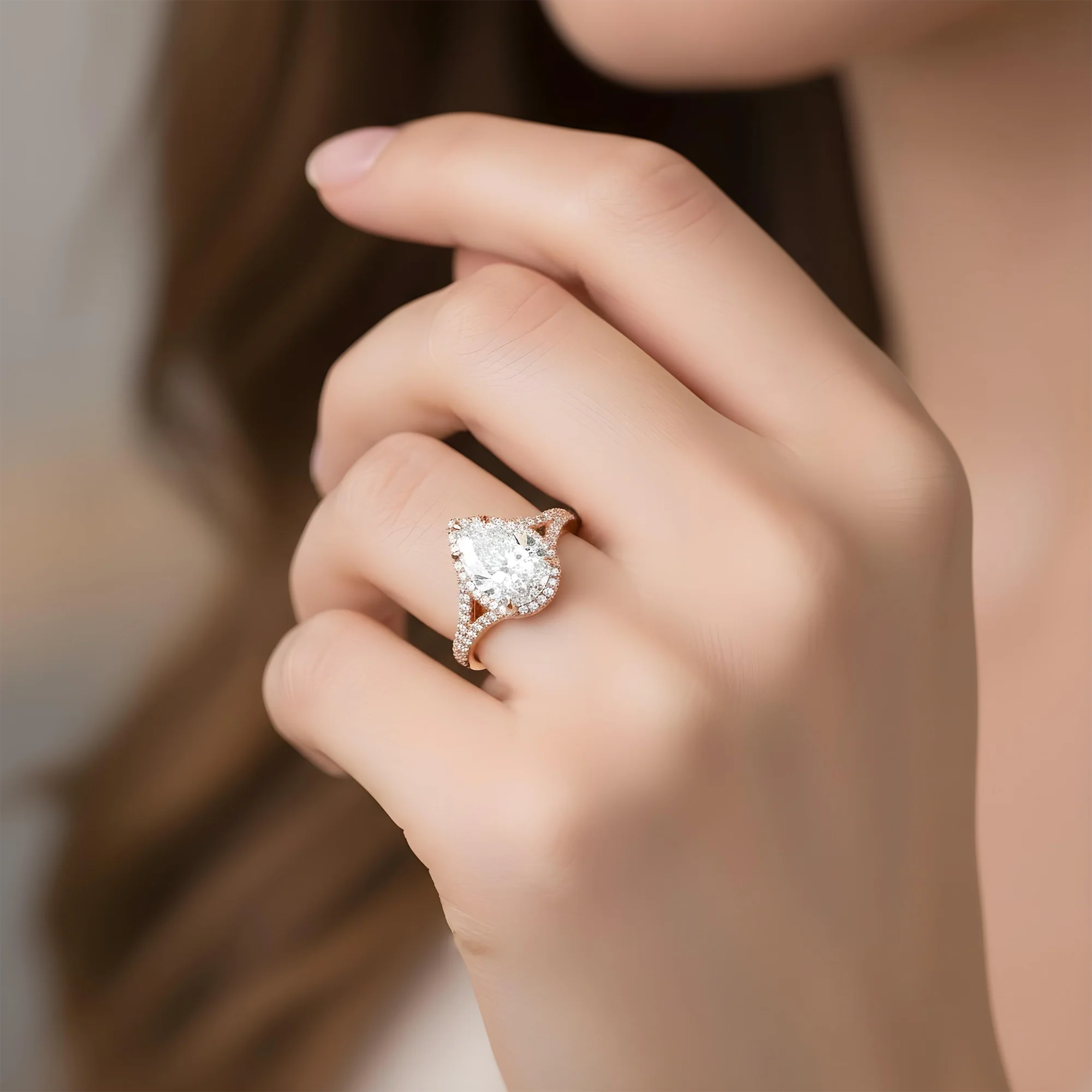 GIA Platinum 5.09ct Internally Flawless Pear Cut Diamond Engagement Ring 6.89ctw - Image 11