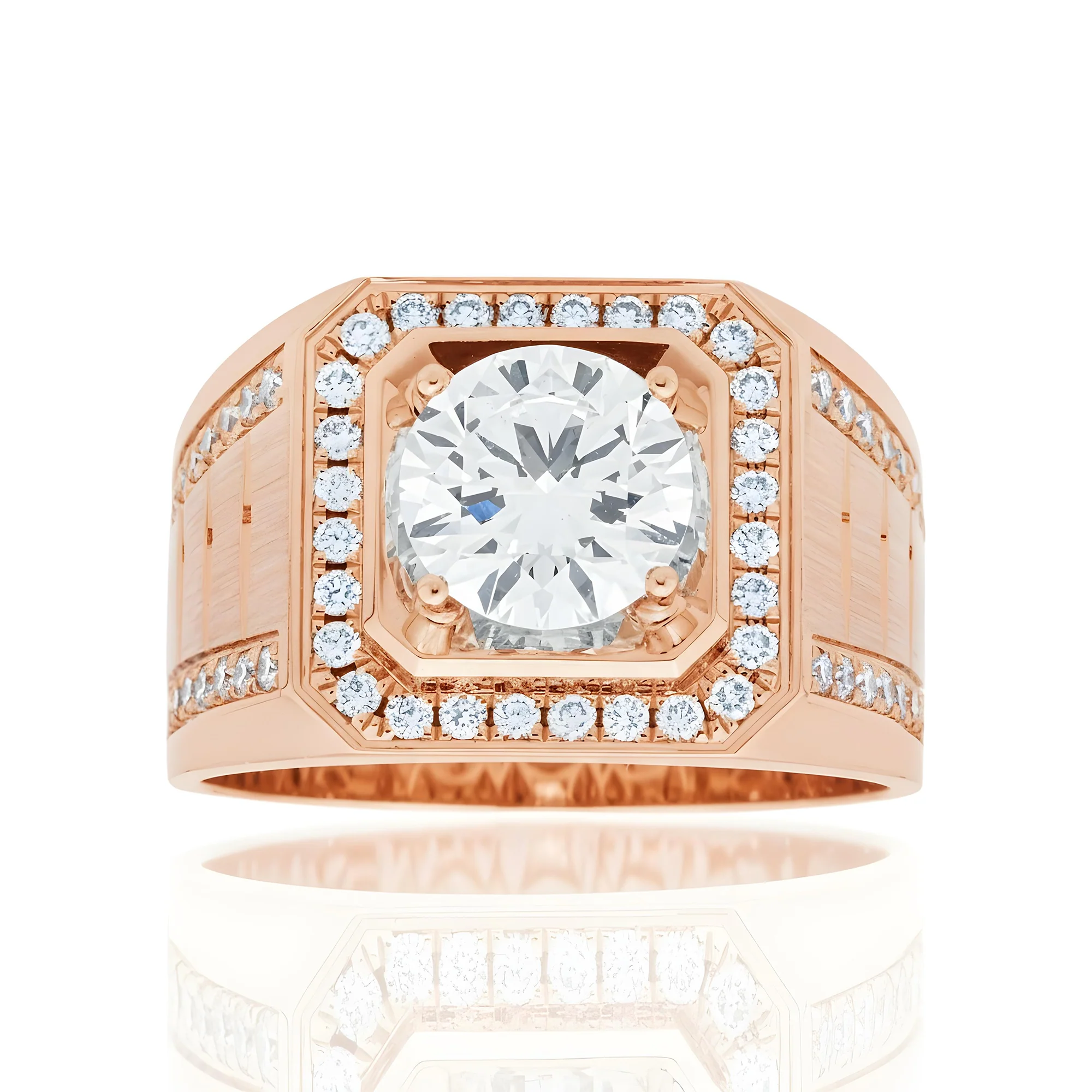 IGI 18K White Gold Round Diamond Ring 2.57ct - Image 8