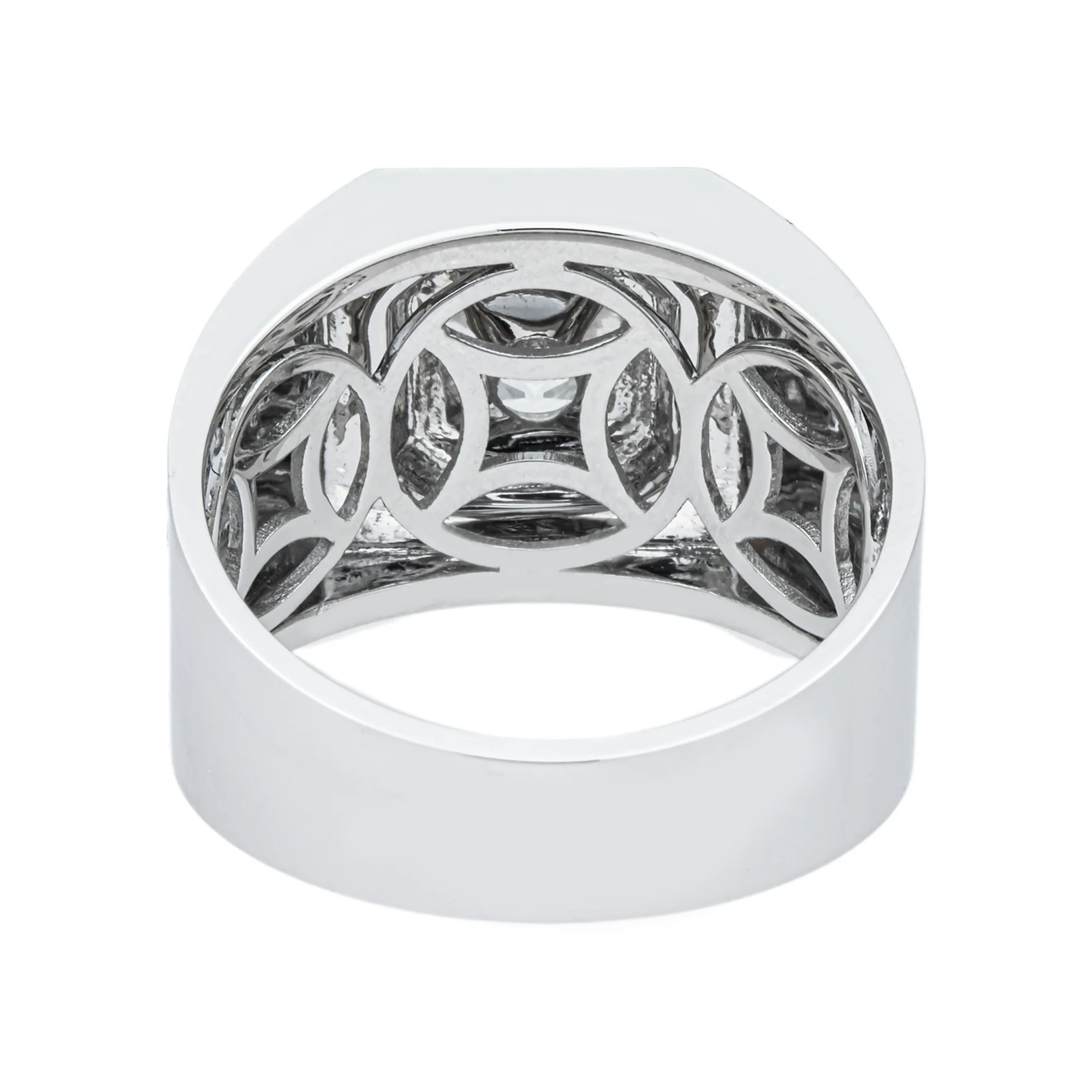 IGI 18K White Gold Round Diamond Ring 3.16ct - Image 5