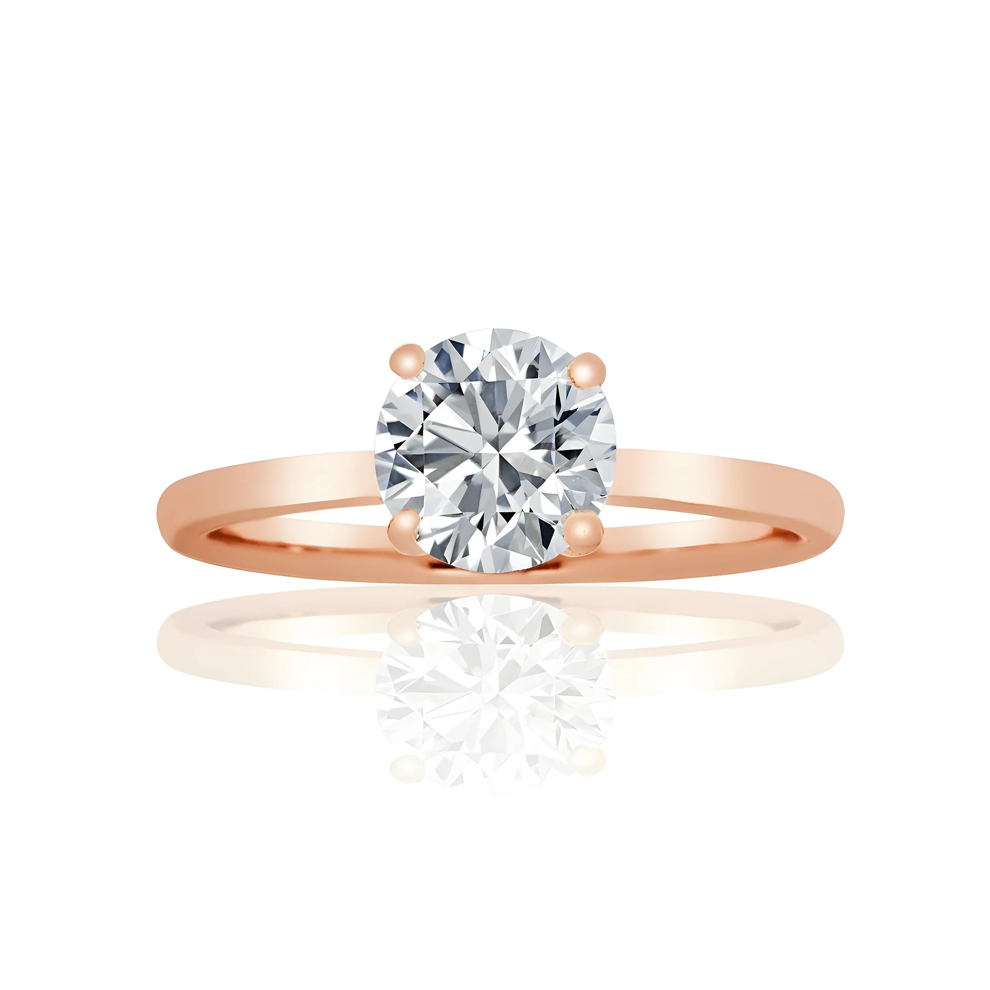 Platinum 1.20ct Round Cut Solitaire Diamond Engagement Ring - Image 12
