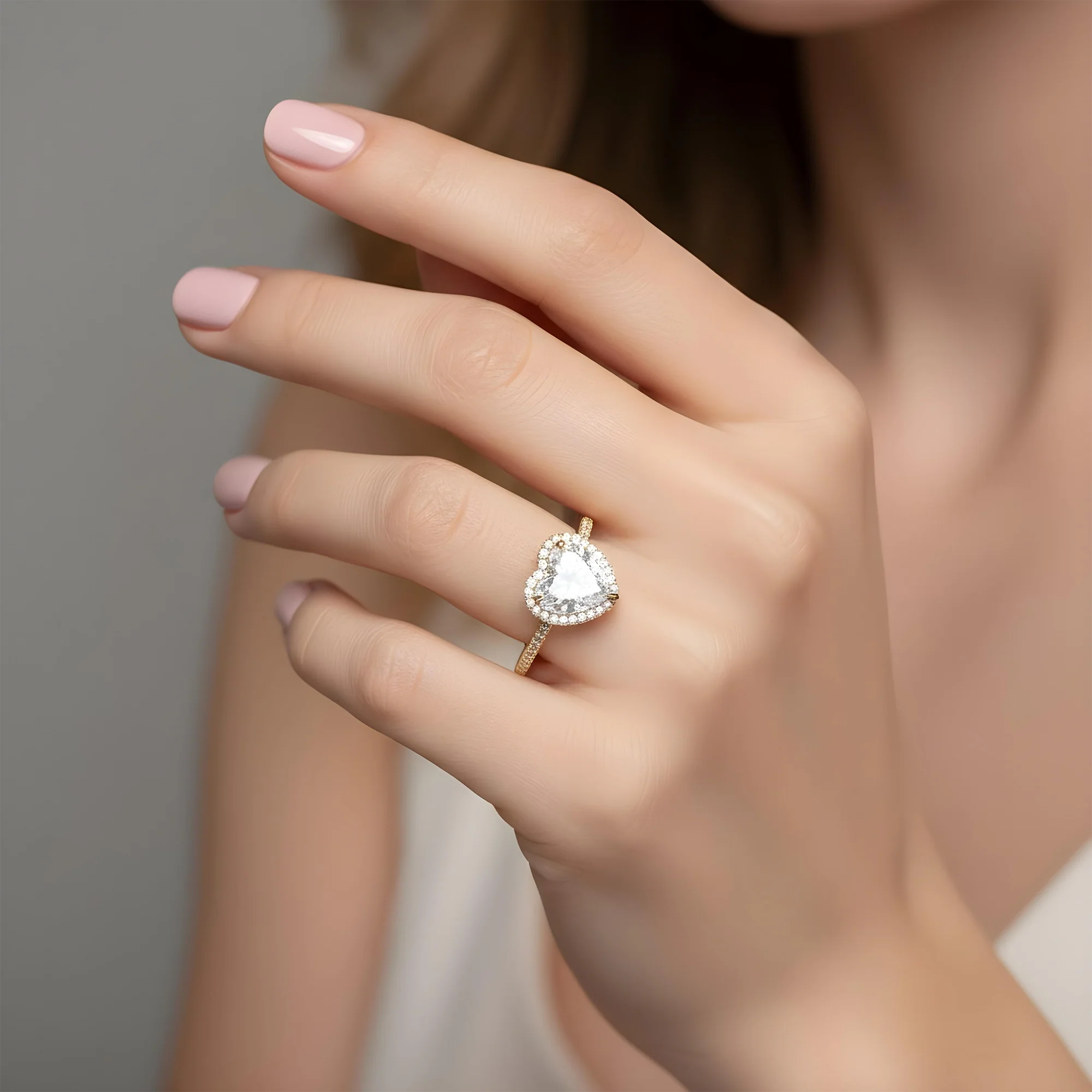 GIA Platinum 10.50ct Heart Cut Diamond Engagement Ring 11.40ctw - Image 8