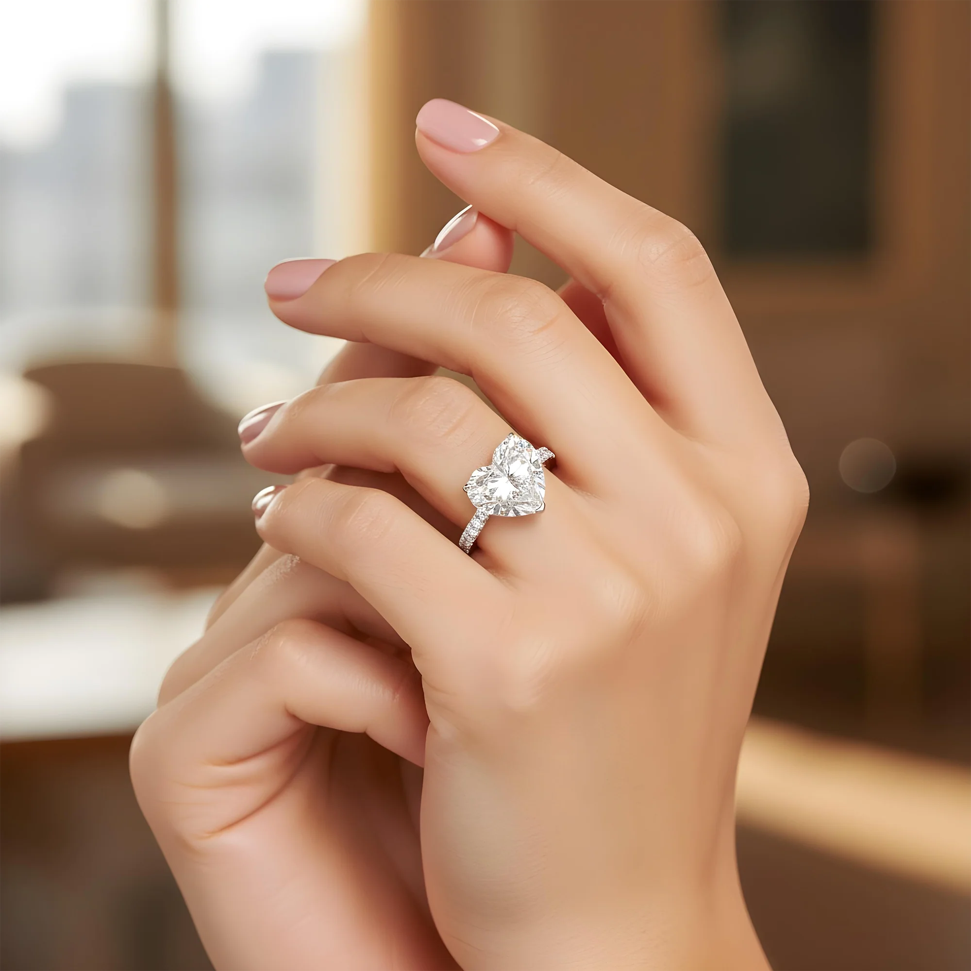 GIA Platinum 10.79ct Heart Cut Diamond Engagement Ring 12.19ctw - Image 10