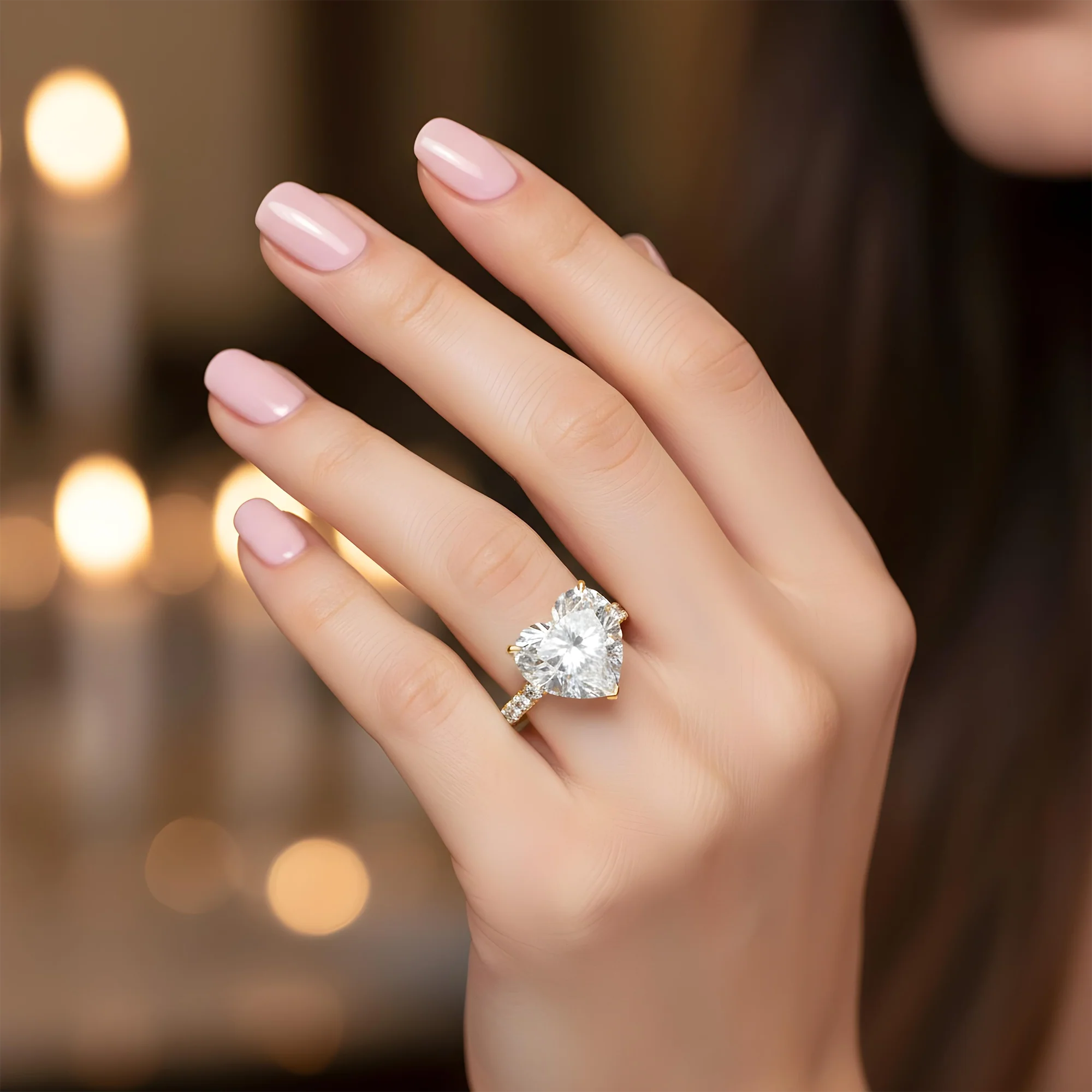 GIA Platinum 10.79ct Heart Cut Diamond Engagement Ring 12.19ctw - Image 12