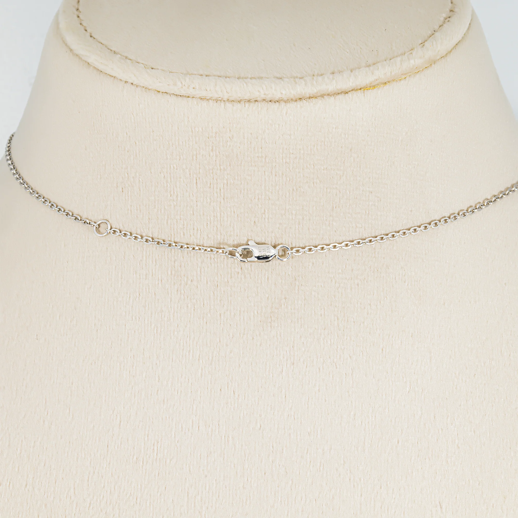 White Gold Pear Cut Sapphire & Diamond Necklace 13.18ct - Image 4