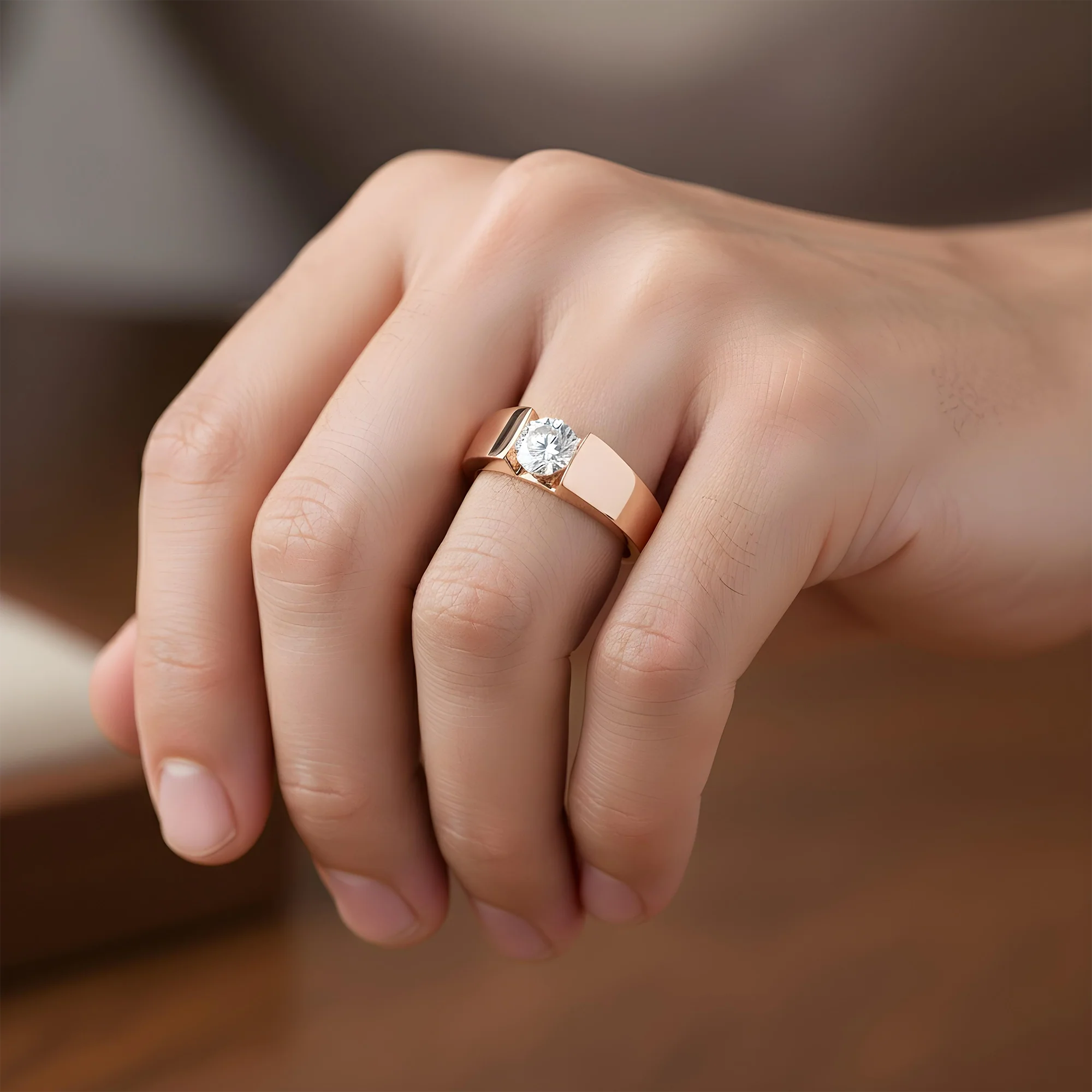 White Gold Solitaire Round Diamond Ring 0.70ct - Image 9